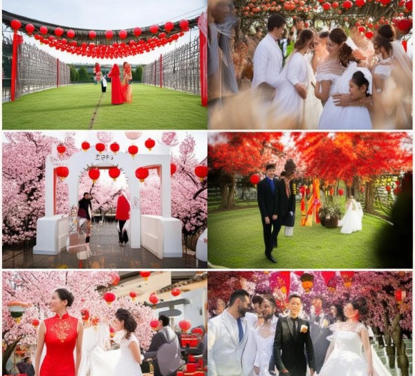 东西合璧，跨文化婚礼中的习俗碰撞与和谐融合,东西合璧，跨文化婚礼中的习俗碰撞与和谐融合,婚姻,象征,婚礼习俗,第1张