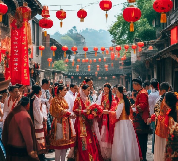 犍为县古韵盎然的红红火火婚礼盛典,婚姻,甜蜜,婚礼习俗,第1张 犍为县古韵盎然的红红火火婚礼盛典,犍为县古韵盎然的红红火火婚礼盛典,婚姻,甜蜜,婚礼习俗,第1张