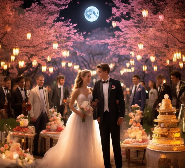 青春之约，花好月圆——青春盛宴婚礼庆典,青春之约，花好月圆——青春盛宴婚礼庆典,婚姻,浪漫,甜蜜,第1张