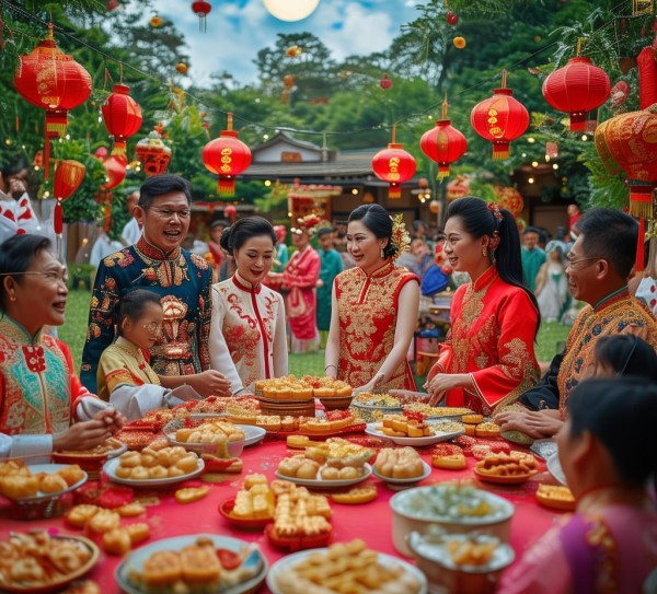 潮汕中秋婚礼，传统盛宴中的结良缘习俗,潮汕中秋婚礼，传统盛宴中的结良缘习俗,婚礼习俗,传统文化,第1张