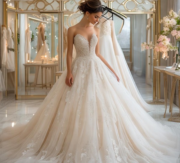 夏高级婚纱礼服定制抖音团购，打造个性浪漫婚礼,夏高级婚纱礼服定制抖音团购，打造个性浪漫婚礼,浪漫,婚纱礼服,浪漫婚礼,第1张
